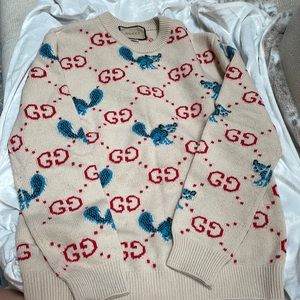 Gucci
x Freya Hartas GG animal wool jumper (sweater)